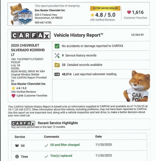 2020 Chevrolet Silverado 2500 HD LT