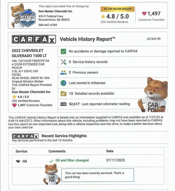 2022 Chevrolet Silverado 1500 LT