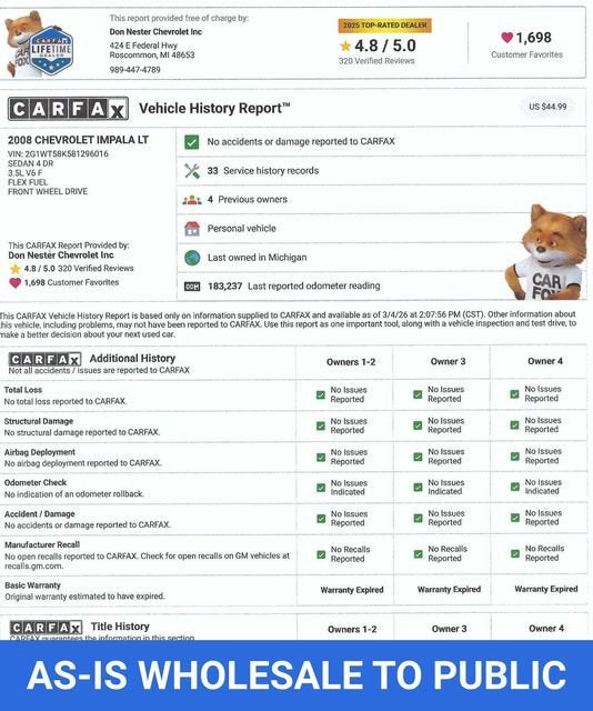 2008 Chevrolet Impala LT