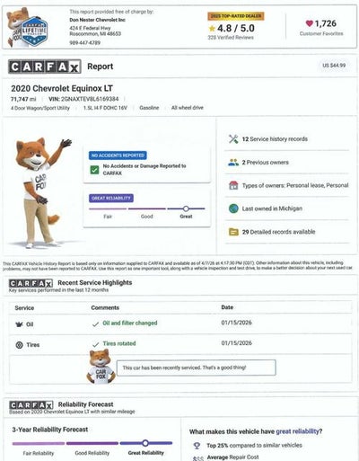 2020 Chevrolet Equinox LT