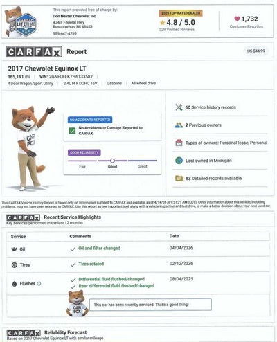 2017 Chevrolet Equinox LT