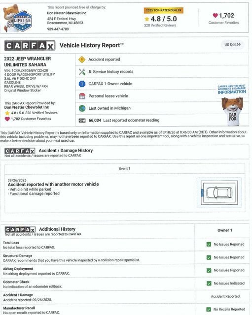 2022 Jeep Wrangler Unlimited Sahara 4x4