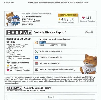 2022 Dodge Durango GT Plus AWD