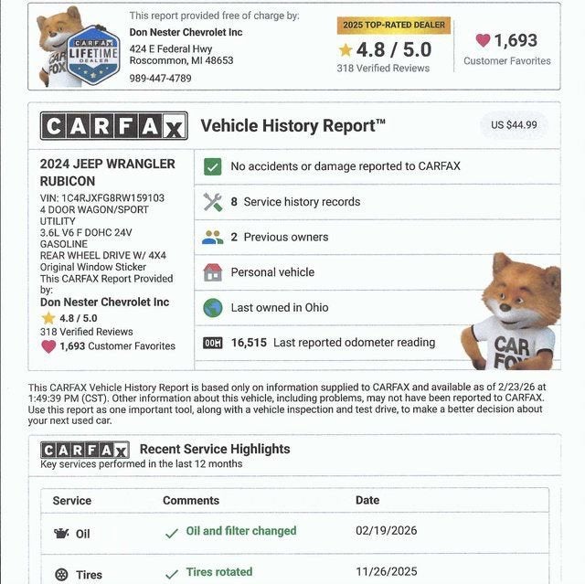 2024 Jeep Wrangler Rubicon
