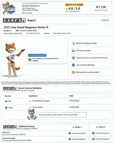 2022 Jeep Grand Wagoneer Series III