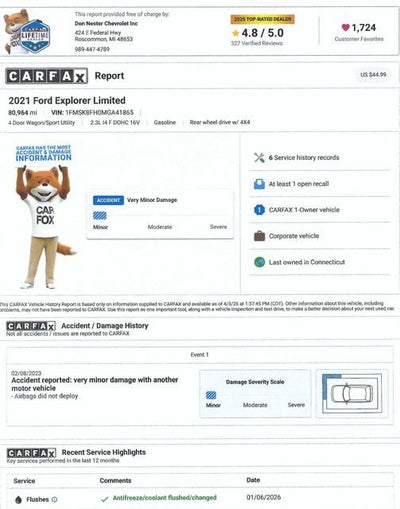 2021 Ford Explorer Limited