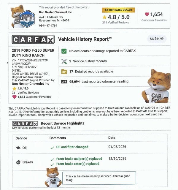 2019 Ford F-250 King Ranch