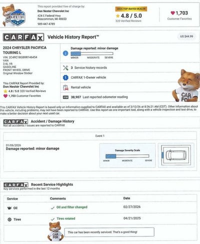 2024 Chrysler Pacifica Touring L