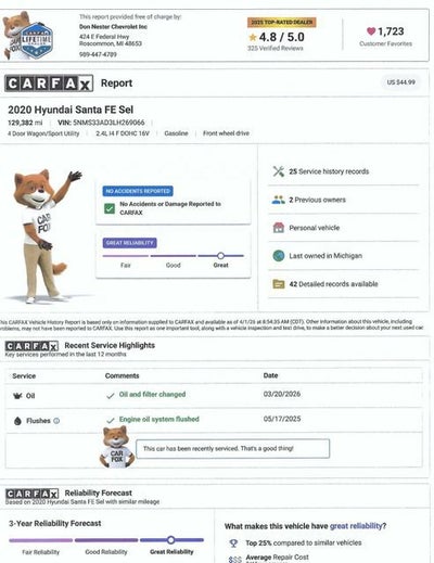 2020 Hyundai Santa Fe SEL