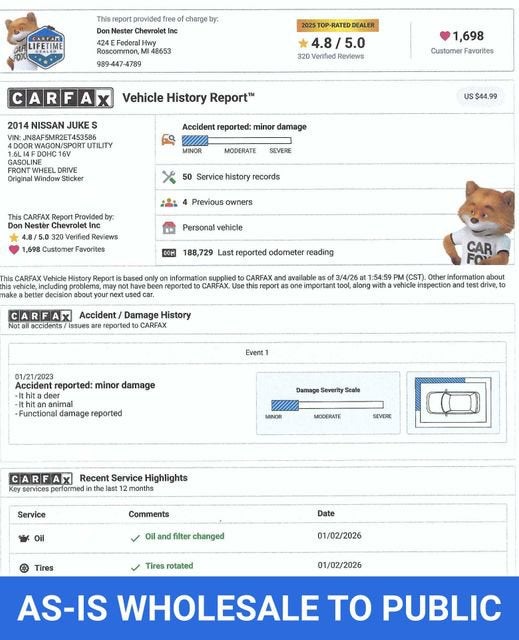 2014 Nissan Juke S