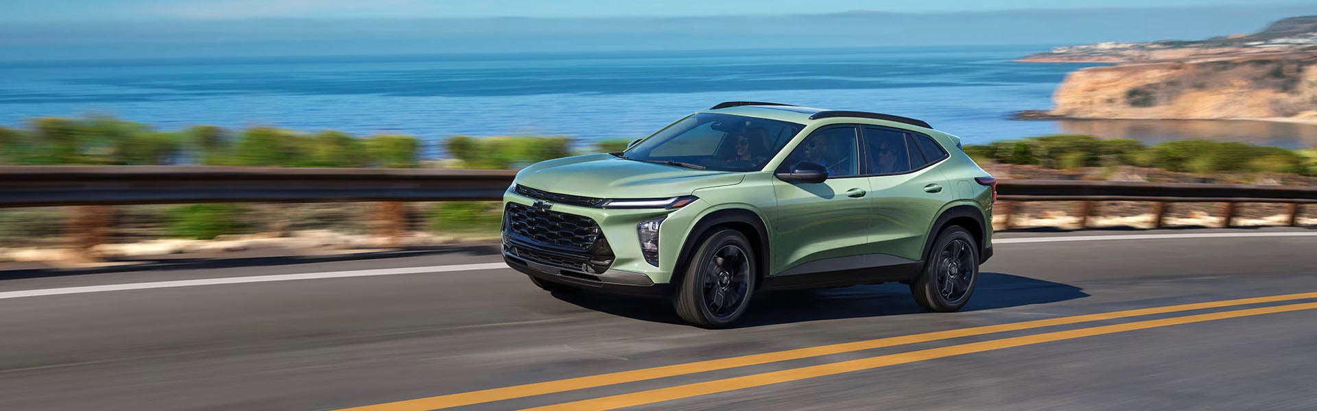 Interior view of the 2025 Chevy Trax.